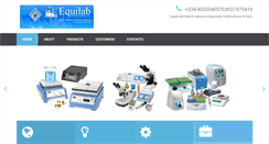 Desktop Screenshot of equilabsolutions.com